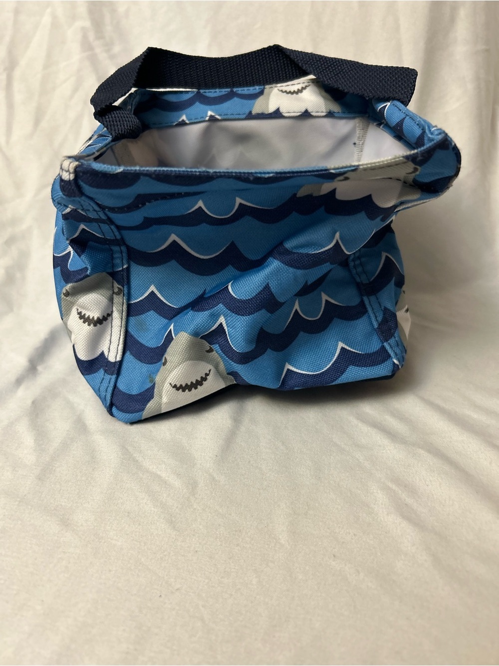thirty-one Blue Shark Wave Kids Lunch Tote